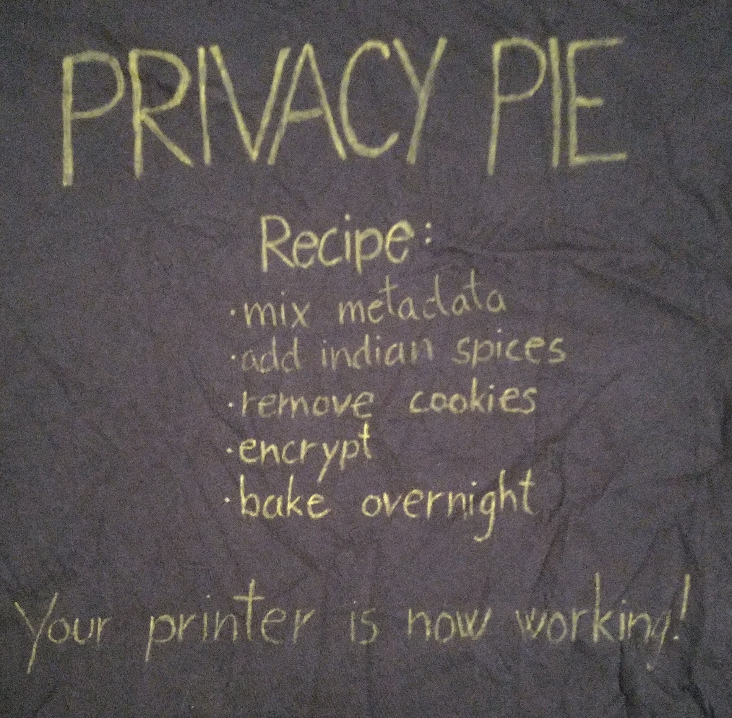 Privacy Pie